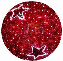 фигура led шар 120 см, красный в Томске
