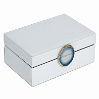 шкатулка для украшений белая 20x7,5x14 см в Томске