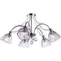 потолочная люстра arte lamp silenzio a9559pl-5cc хром в Томске