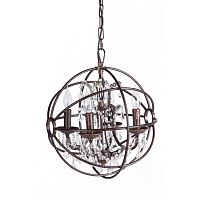люстра foucault's orb crystal (40*40*45) бронза в Томске