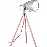 лампа настольная chromatic tripod на деревянном штативе в Томске