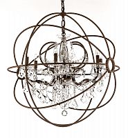люстра foucault's orb crystal d75 антик (темная) коричневая в Томске