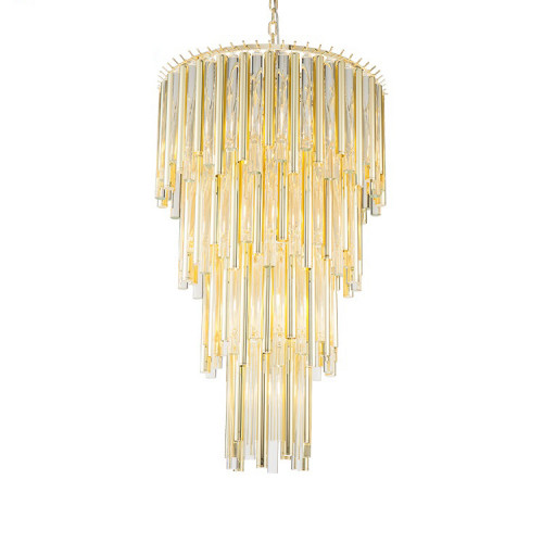люстра gigi 13 gold от delight collection прозрачная/золото в Томске