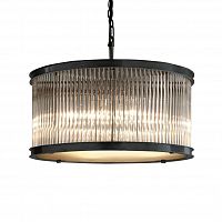 люстра essex crystal 68 черное основание, прозрачное стекло черное основание, прозрачное стекло в Томске