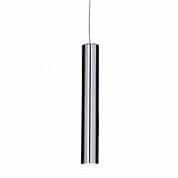 подвесной светодиодный светильник ideal lux ultrathin sp1 small round cromo в Томске