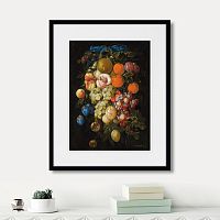 картина: a festoon of fruit hanging from a blue ribbon, 1671г. в Томске