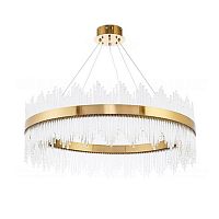 люстра stripglass 65 латунь, прозрачное стекло в Томске