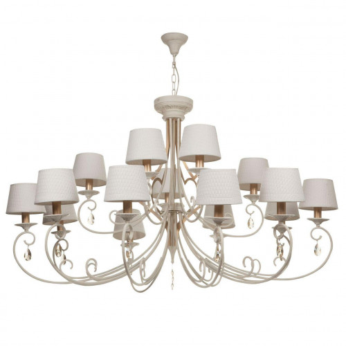подвесная люстра maytoni enna arm548pl-15wg белая в Томске