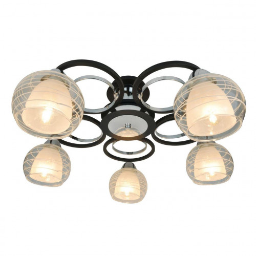 потолочная люстра arte lamp ginevra a1604pl-5bk в Томске