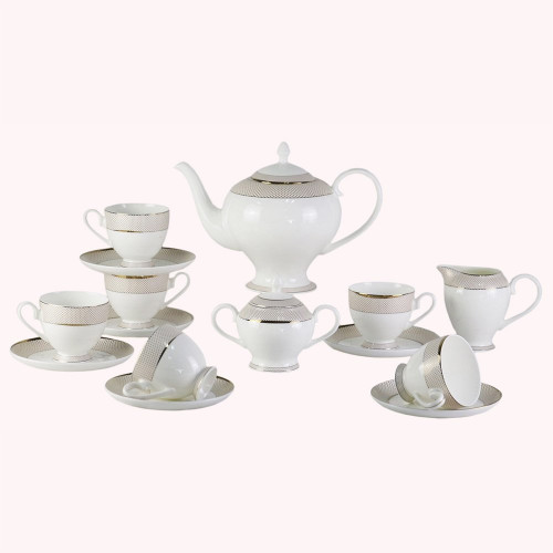 чайный сервиз bianko 17 pcs tea set в Томске