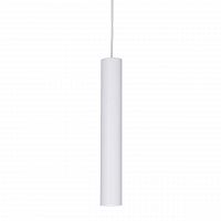 подвесной светодиодный светильник ideal lux ultrathin sp1 small round bianco в Томске