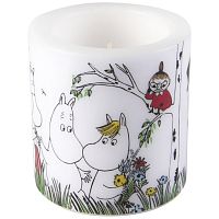 свеча большая moomin счастливое семейство, 8 см в Томске