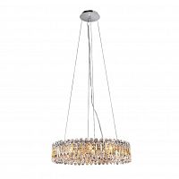 подвесная люстра crystal lux lirica sp10 d610 chrome в Томске