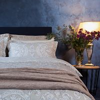 комплект постельного белья decoflux сатин семейный victoria ivory в Томске