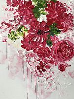 картина маслом дивные цветы 90*120 см. в Томске