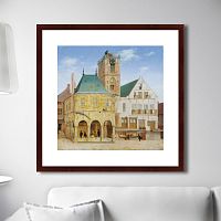 картина: the old town hall of amsterdam, 1657г. в Томске