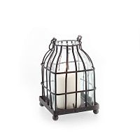 подсвечник-фонарь металлический со стеклом bird in cage i, 15 см в Томске