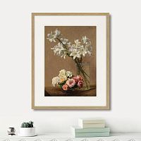 картина: roses and lilies, 1888г. в Томске