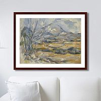 картина: montagne sainte-victoire, 1890г. в Томске