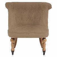 кресло amelie french country chair светло-коричневое в Томске