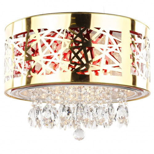 люстра nicolette золото, прозрачная в Томске