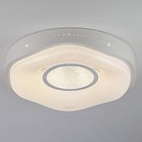 потолочный светодиодный светильник eurosvet shine 40011/1 led белый в Томске