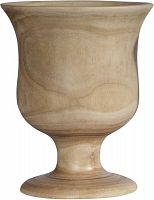 ваза кубок деревянная 17х22 см goblet в Томске