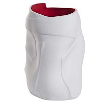 ваза керамическая white&red 17*17*22 в Томске