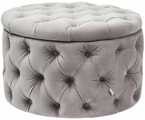 kare design пуф desire, коллекция "желание" 73*46*73, бархат, полиуретан, сосна, серый в Томске