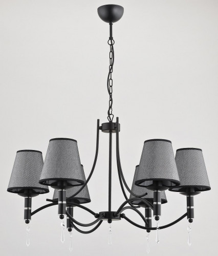 подвесная люстра alfa abil black silver 22966 в Томске