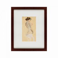 картина: standing nude with white drapery, 1912 в Томске
