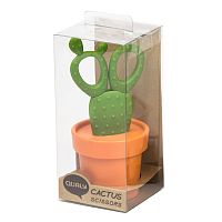 ножницы cactus с держателем, оранжевые с зеленым в Томске