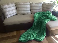 плед нежность зелёный большой в Томске