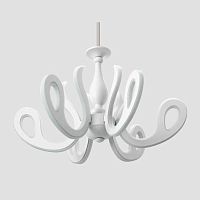 потолочная светодиодная люстра ambrella light orbital classic fk81/6 wh 292w d640 белая в Томске