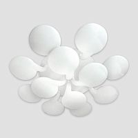 потолочная светодиодная люстра ambrella light orbital cloud fc26/12 wh 432w d1140 в Томске