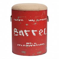 столик-табурет barrel red красный в Томске