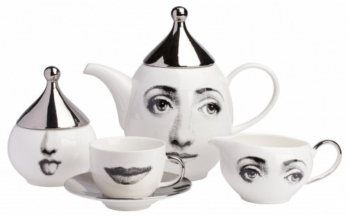 чайный сервиз пьеро форназетти faces silver в Томске
