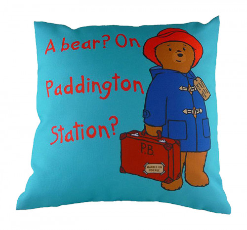 подушка с принтом paddington bear blue в Томске