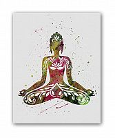 постер yoga а4 в Томске
