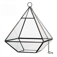 флорариум стеклянный с подвесом diamond shape в Томске