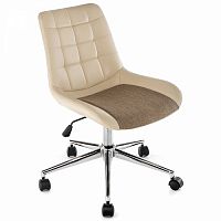 кресло компьютерное marco beige fabric бежевое в Томске