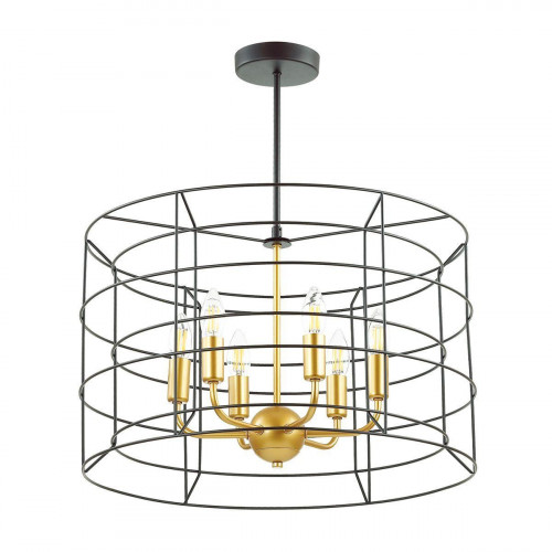 подвесная люстра lumion rupert 4410/6 черная в Томске