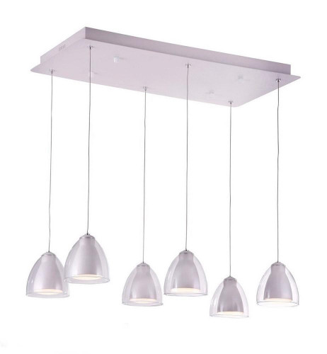 подвесная люстра idlamp mirella 394/6-ledwhite в Томске