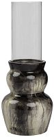 подсвечник фигурный серый со стеклом colors grey, 76 см в Томске