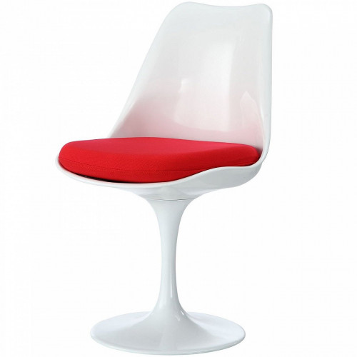 стул eero saarinen style tulip chair красная подушка в Томске