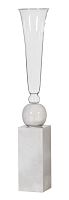 ваза настольная crystal circle white small в Томске