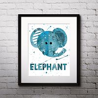 постер elephant а4 в Томске