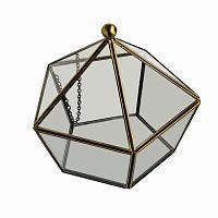 флорариум стеклянный в винтажном стиле diamond shape в Томске