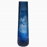 ваза стеклянная (синяя) 75*20 в Томске