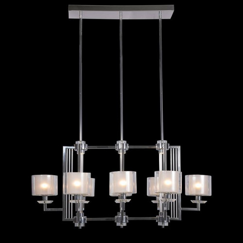 подвесная люстра newport 4408/s chrome в Томске